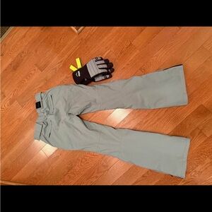 DOPE snow pants women’s xxs with gloves